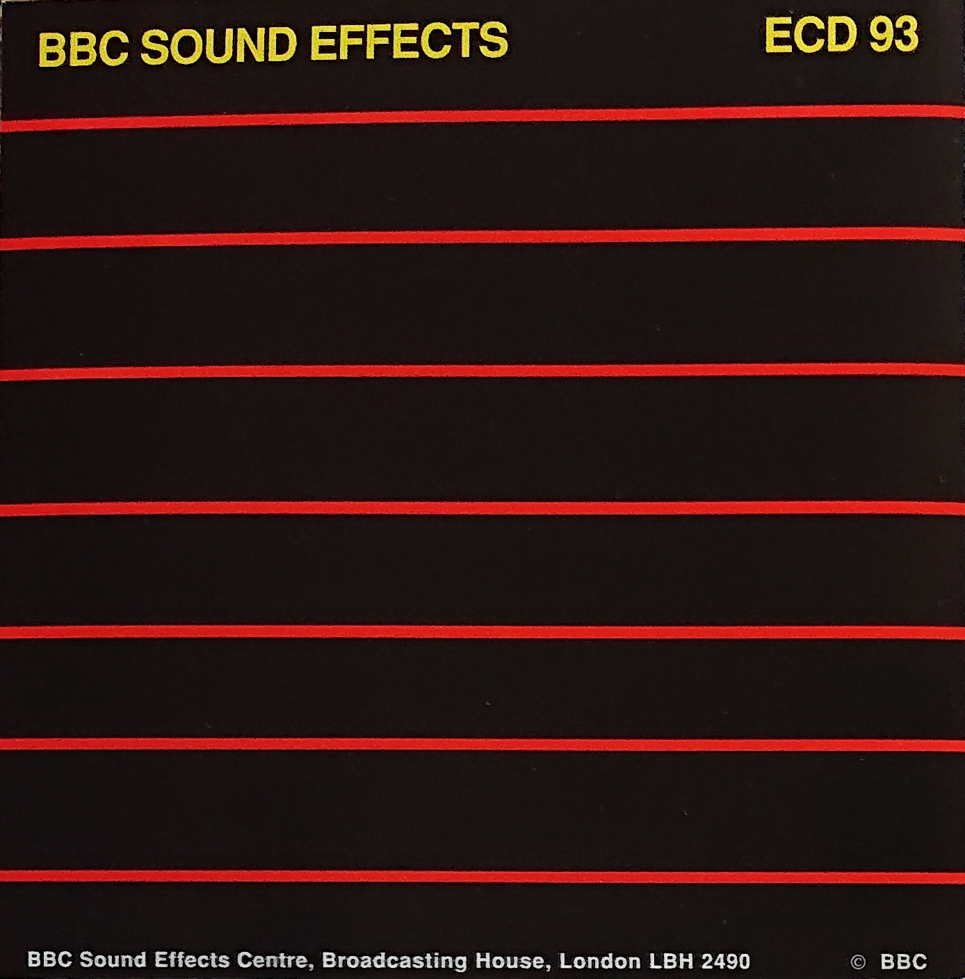 Middle of cover of ECD 93